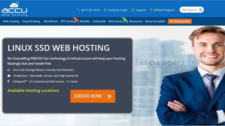 accuweb hosting unlimited ssd web hosting with linux windows shared hosting reseller hosting VPS server and dedicated cloud secure servers