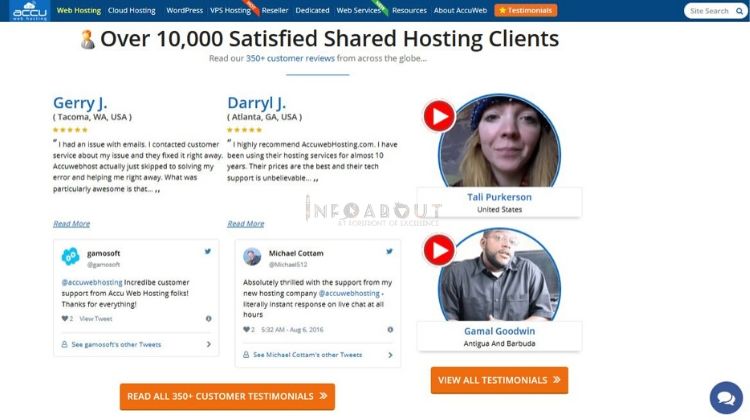 customer revieews for the best aternative of bluehost hosting accuwebhosting cheapest ssd based shared hosting plans for wordpress and blogs
